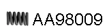 Spring, exhaust pipe (AA98009)