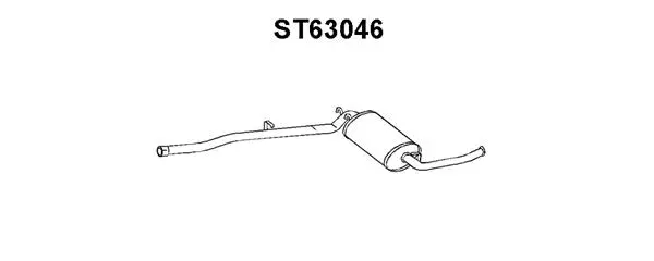 Rear Muffler (ST63046)