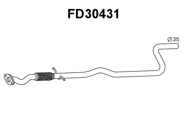Exhaust Pipe (FD30431)