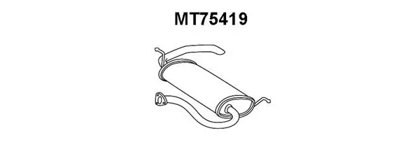 Rear Muffler (MT75419)