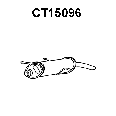 Rear Muffler (CT15096)