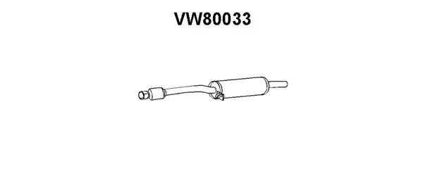 Centre Muffler (VW80033)