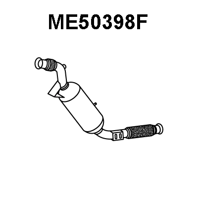 Soot/Particulate Filter, exhaust system (ME50398F)