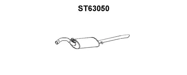 Rear Muffler (ST63050)
