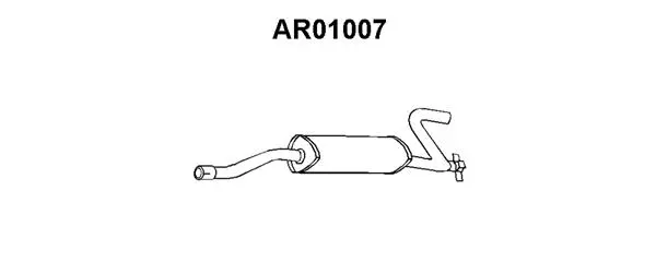 Rear Muffler (AR01007)