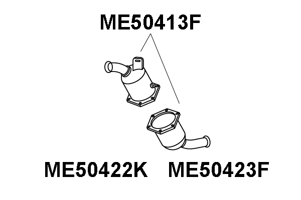 Soot/Particulate Filter, exhaust system (ME50413F)