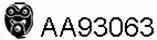 Rubber Strip, exhaust system (AA93063)