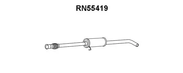 Centre Muffler (RN55419)