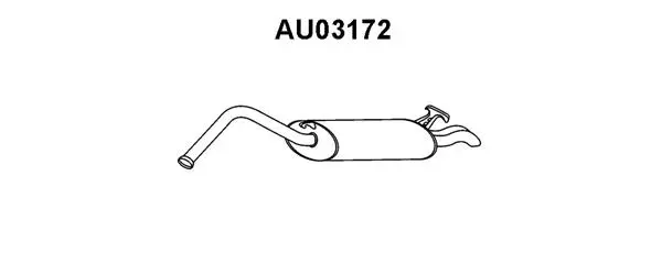 Rear Muffler (AU03172)