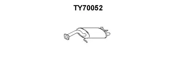 Rear Muffler (TY70052)