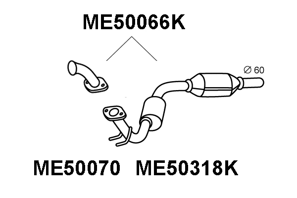 Catalytic Converter (ME50066K)