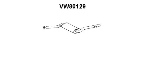 Front Muffler (VW80129)