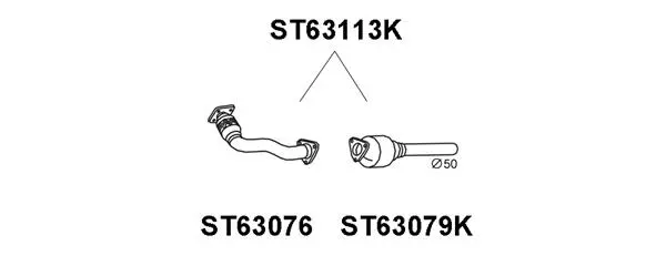 Catalytic Converter (ST63113K)