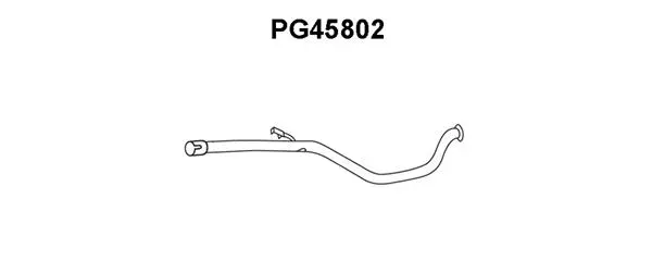 Repair Pipe, catalytic converter (PG45802)