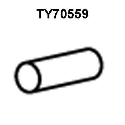 Exhaust Pipe (TY70559)