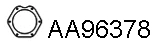 Gasket, exhaust pipe (AA96378)