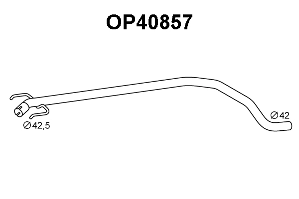 Exhaust Pipe (OP40857)