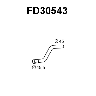 Exhaust Pipe (FD30543)