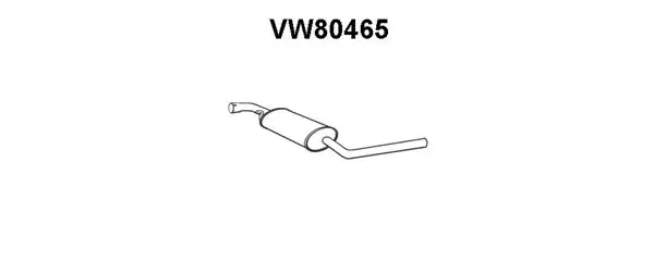 Front Muffler (VW80465)
