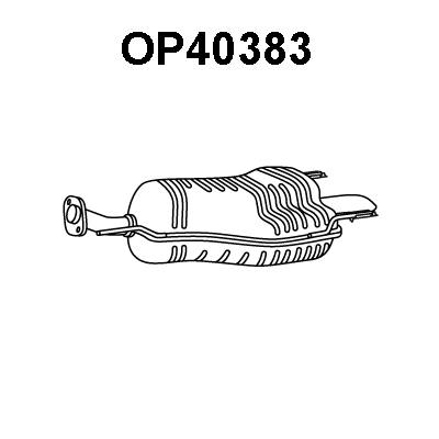 Rear Muffler (OP40383)