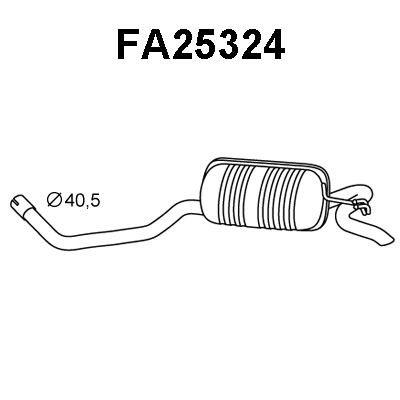 Rear Muffler (FA25324)