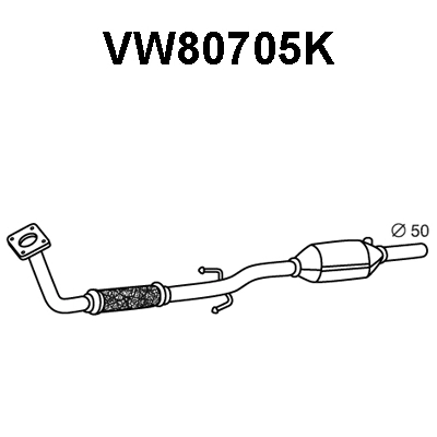 Catalytic Converter (VW80705K)