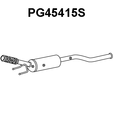Soot/Particulate Filter, exhaust system (PG45415S)