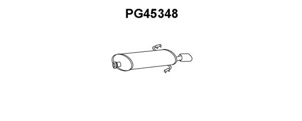 Rear Muffler (PG45348)