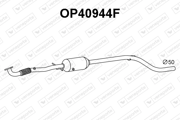 Soot/Particulate Filter, exhaust system (OP40944F)