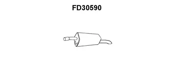 Rear Muffler (FD30590)