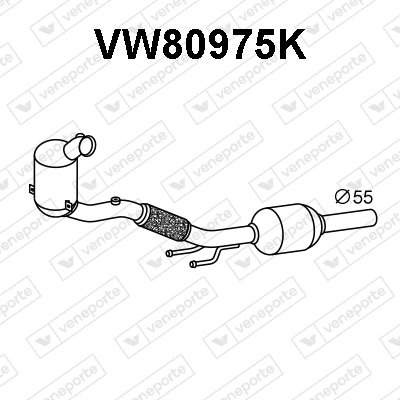 Catalytic Converter (VW80975K)