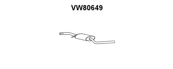 Front Muffler (VW80649)