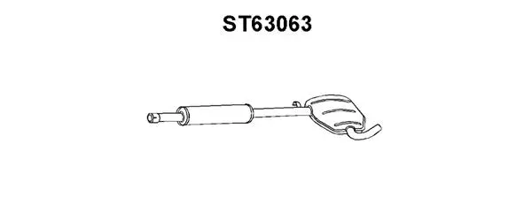 Front Muffler (ST63063)