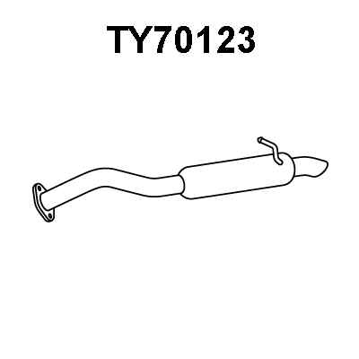 Rear Muffler (TY70123)