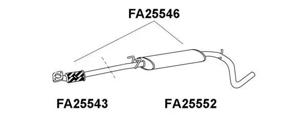 Exhaust Pipe (FA25543)