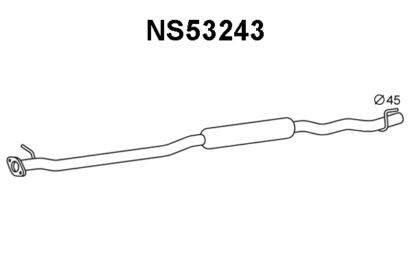 Front Muffler (NS53243)
