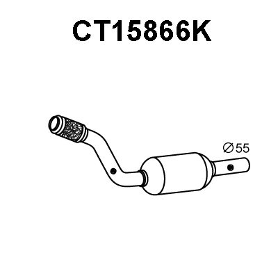 Catalytic Converter (CT15866K)