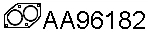 Gasket, exhaust pipe (AA96182)