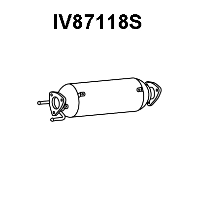 Soot/Particulate Filter, exhaust system (IV87118S)