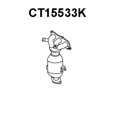 Manifold Catalytic Converter (CT15533K)
