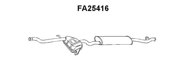 Rear Muffler (FA25416)