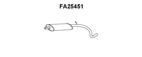 Front Muffler (FA25451)