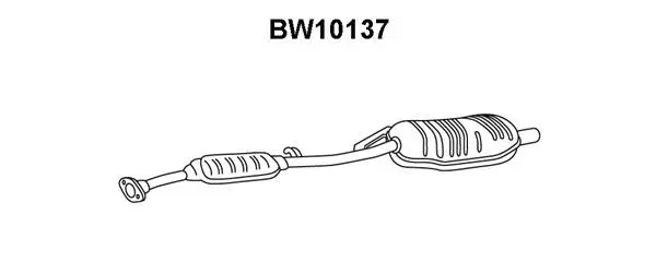 Rear Muffler (BW10137)