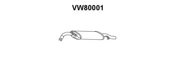 Rear Muffler (VW80001)
