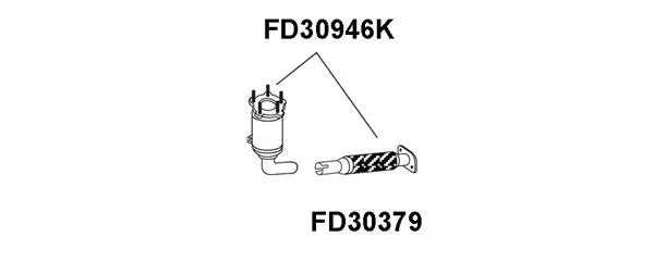 Catalytic Converter (FD30946K)
