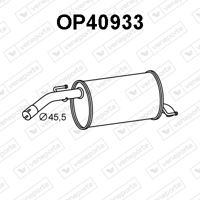 Rear Muffler (OP40933)