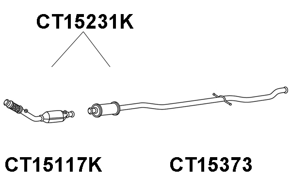 Catalytic Converter (CT15231K)