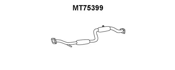Front Muffler (MT75399)