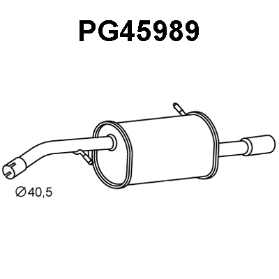 Rear Muffler (PG45989)