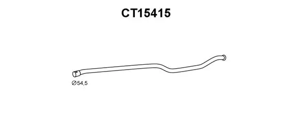 Repair Pipe, catalytic converter (CT15415)
